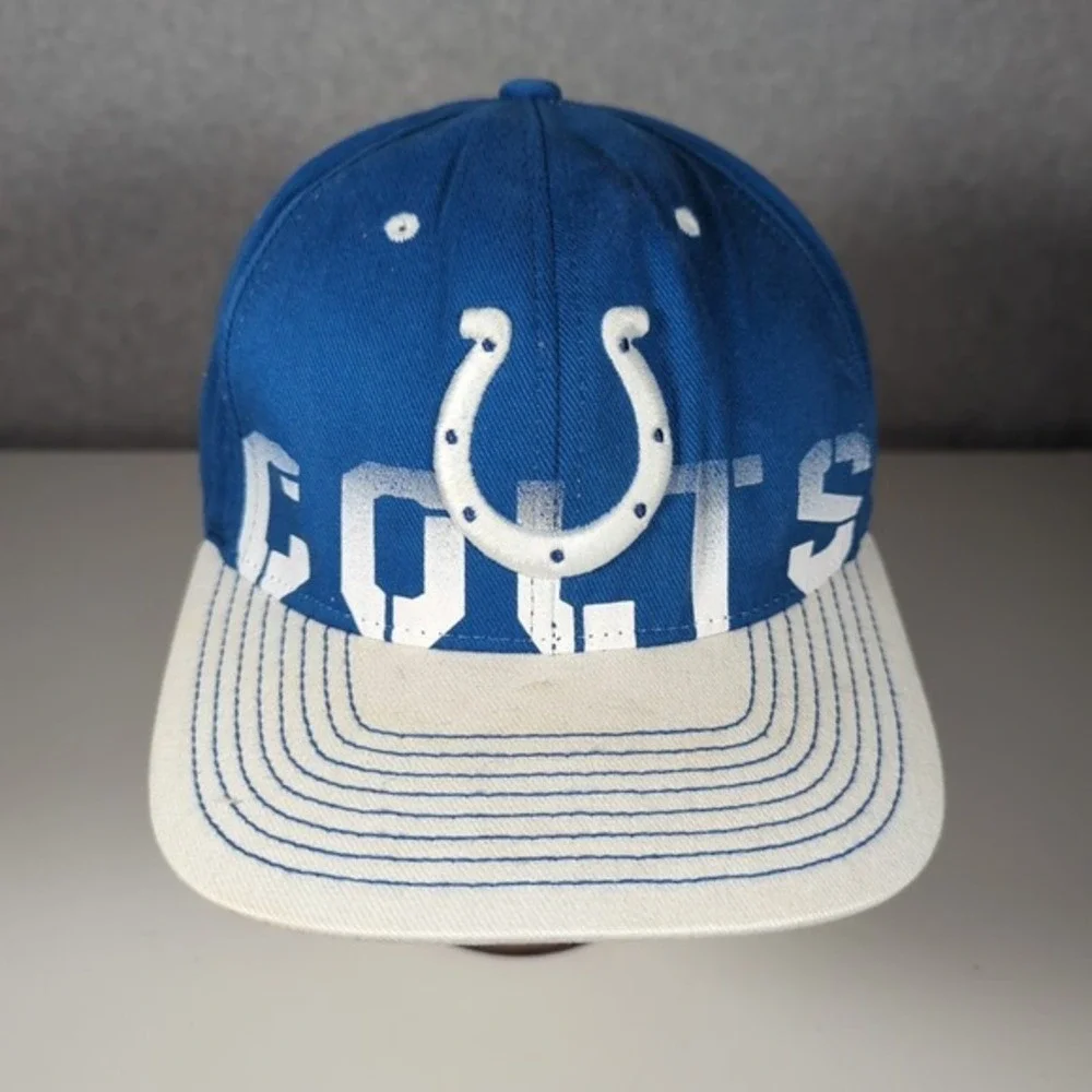 NFL Football Indianapolis Colts Baseball‎ Stretch Hat Cap L/XL Reebok FlexFit